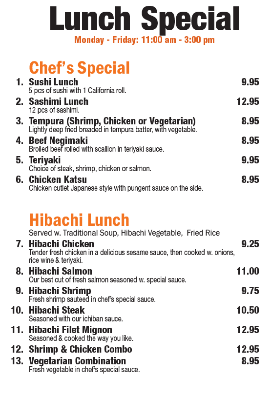 Wasabi Steak Japanese Restaurant Sushi & Hibachi 1262 Vocke Road